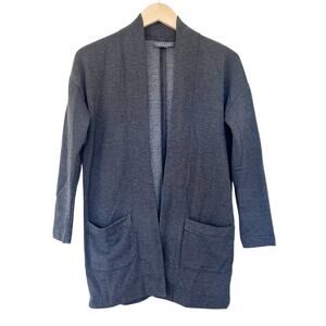 Free Fly Gray Open Front Cardigan Sz S